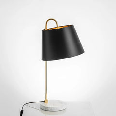 Modern minimalist plating gold wrought iron table lamp