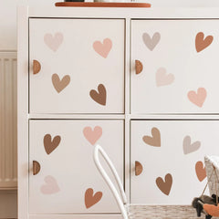 Boho Hearts Creative Wall Sticker