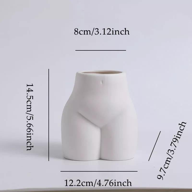 Minimal Ceramic Human Form Vases