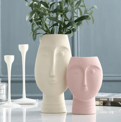 About Face Ceramic Vases