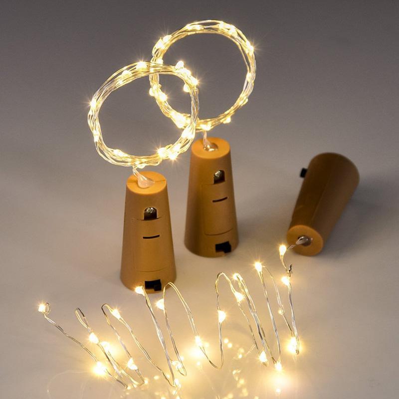 Patio Fairy Battery LED lights with Copper String