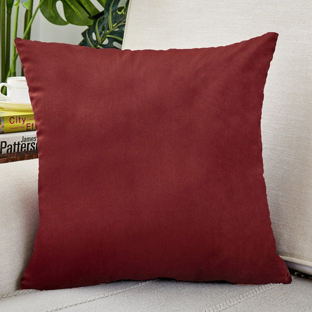 Cushion Cover Velvet Decoration Pillows For Sofa