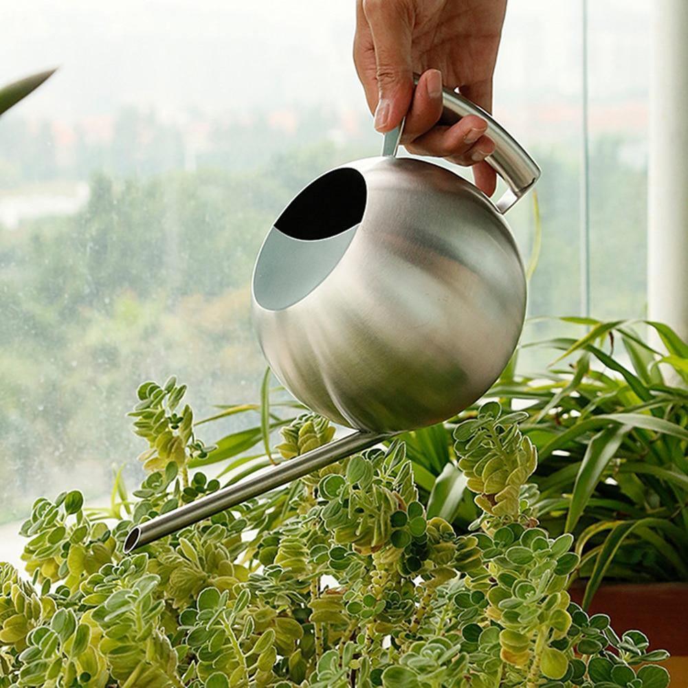 Spherical Gooseneck Stainless Steel Watering Can