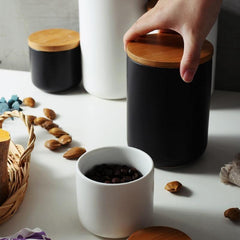 Bamboo & Ceramic Storage Containers